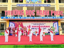 TRƯỜNG TIỂU HỌC VŨNG ÁNG LONG TRỌNG TỔ CHỨC LỄ KHAI GIẢNG NĂM HỌC 2026 – 2027