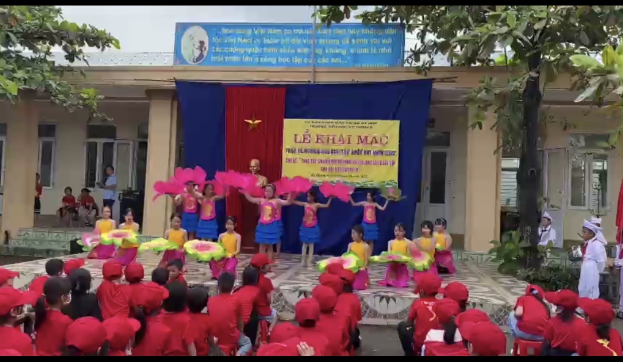 TRƯỜNG TIỂU HỌC KỲ THỊNH 2 TỔ CHỨC THÀNH CÔNG BUỔI PHÁT ĐỘNG "TUẦN LỄ HƯỞNG ỨNG HỌC TẬP SUỐT ĐỜI "NĂM 2022