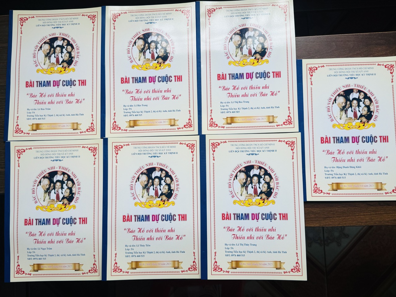 BÀI DỰ THI BH VƠI THIẾU NHI
