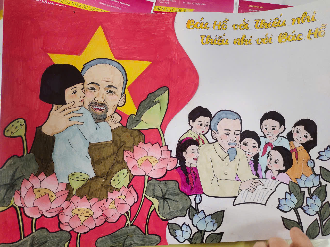 “NÉT BÚT NHỎ YÊU THƯƠNG LỚN GỬI ĐẾN BÁC HỒ”